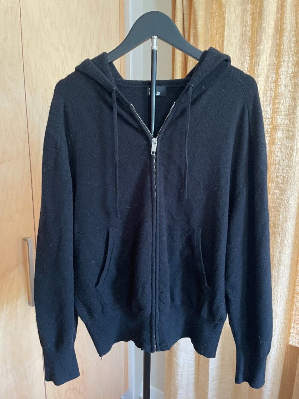 the kooples cashmere zip up sweater